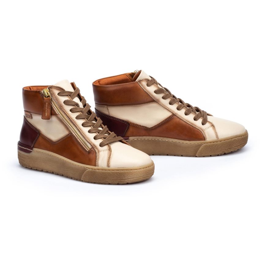 Women's Pikolinos VITORIA Sneakers Brown | NZ L598172